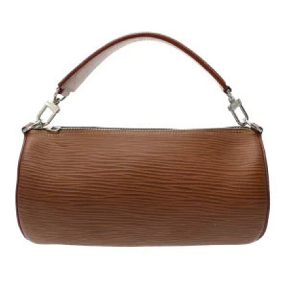 Louis Vuitton Epi Soft Polochon Cognac Brown Leather Handbag